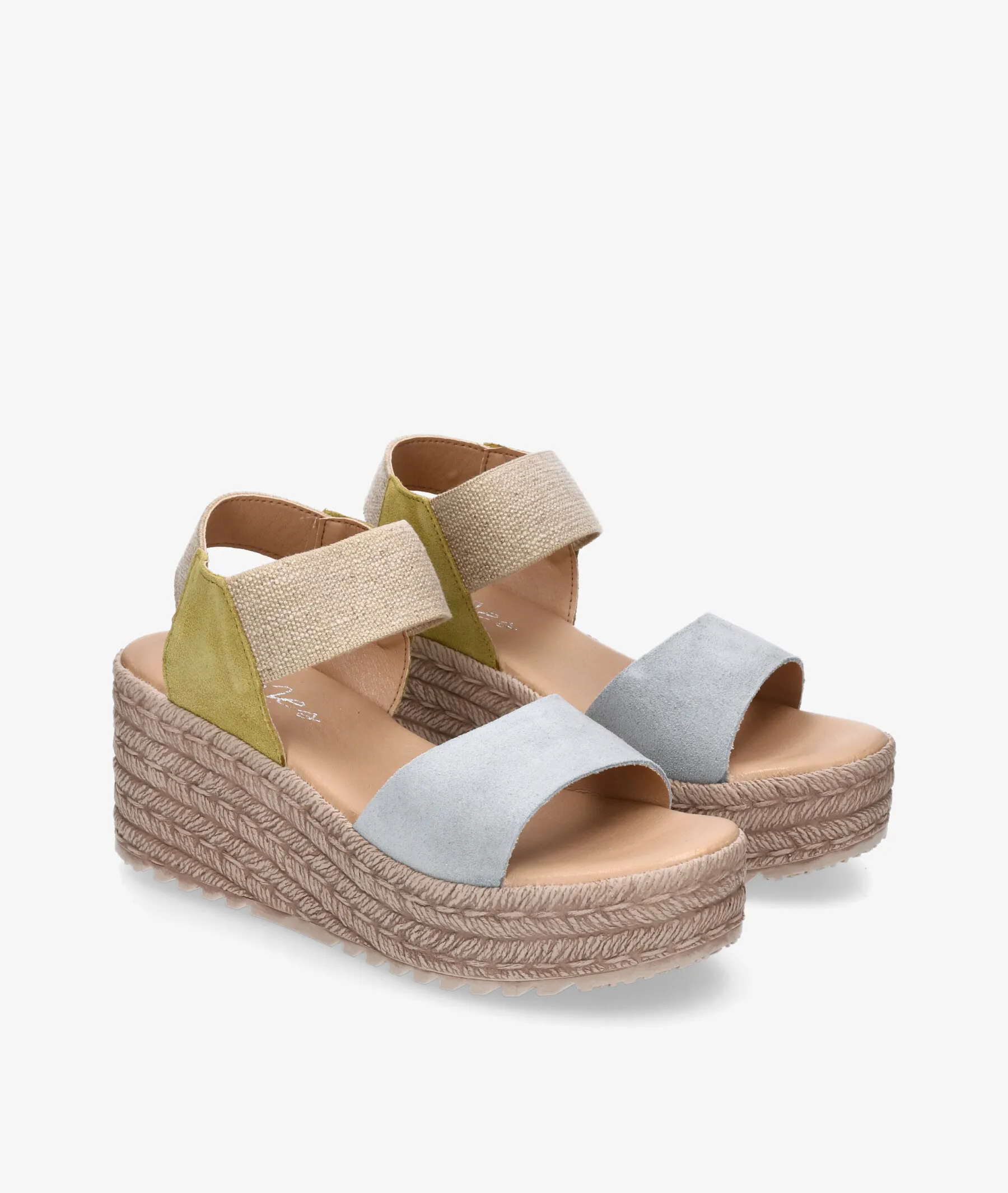Sandalias pabloochoa.shoes 846430 en serraje jeans