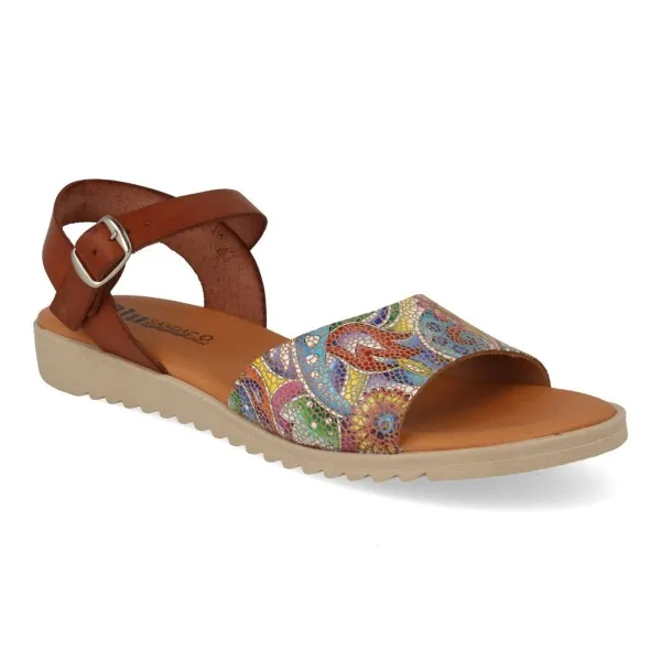 SANDALIAS PLANAS MUJER MOD. MICA CUERO