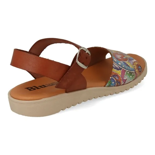 SANDALIAS PLANAS MUJER MOD. MICA CUERO