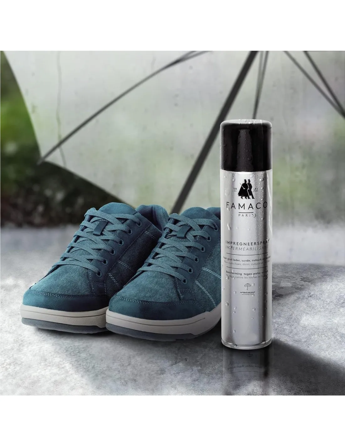 SPRAY IMPERMEABILIZANTE WATERPROOF FAMACO 250 ml NEGRO