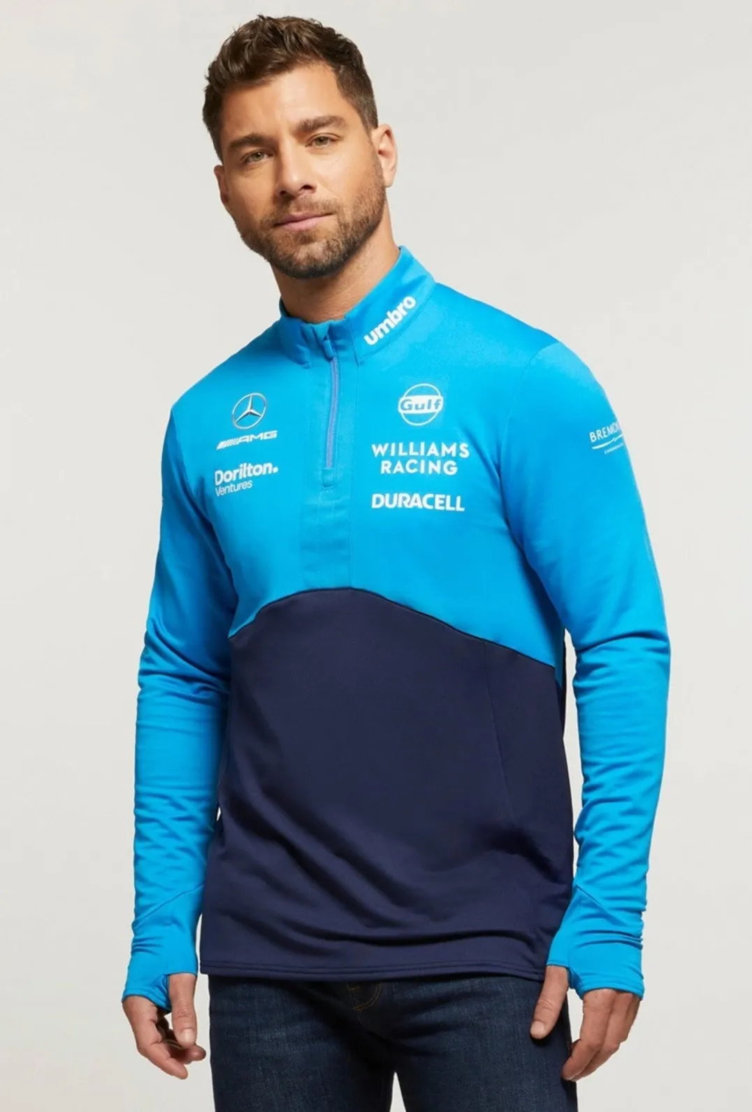 Sudadera Umbro Williams Racing Mid Layer Top Peacoat / Diva Blue
