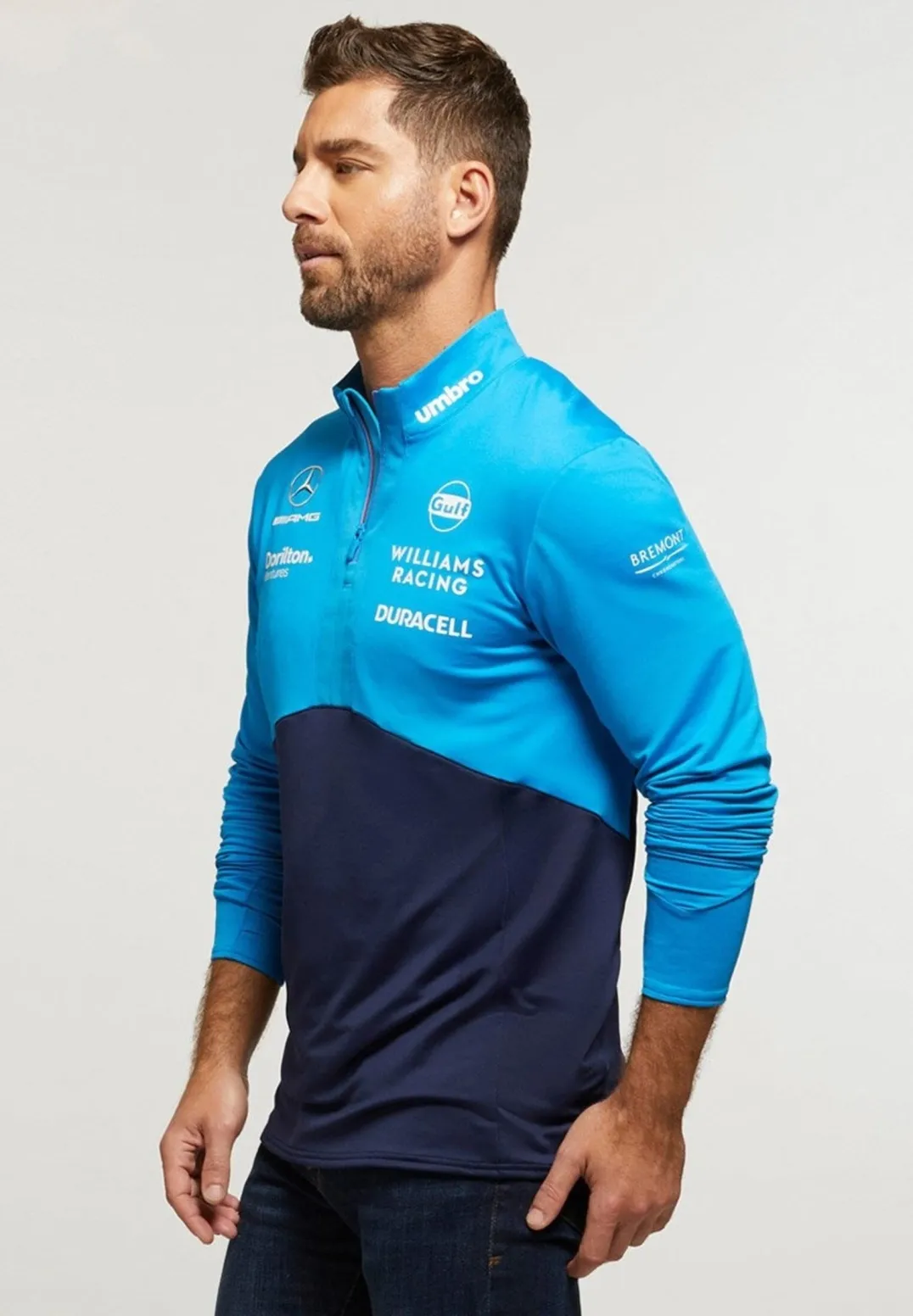 Sudadera Umbro Williams Racing Mid Layer Top Peacoat / Diva Blue