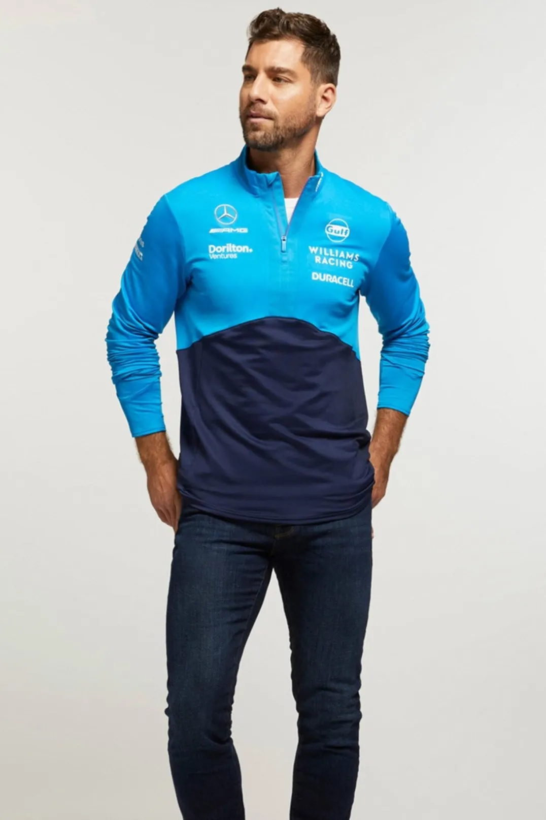 Sudadera Umbro Williams Racing Mid Layer Top Peacoat / Diva Blue