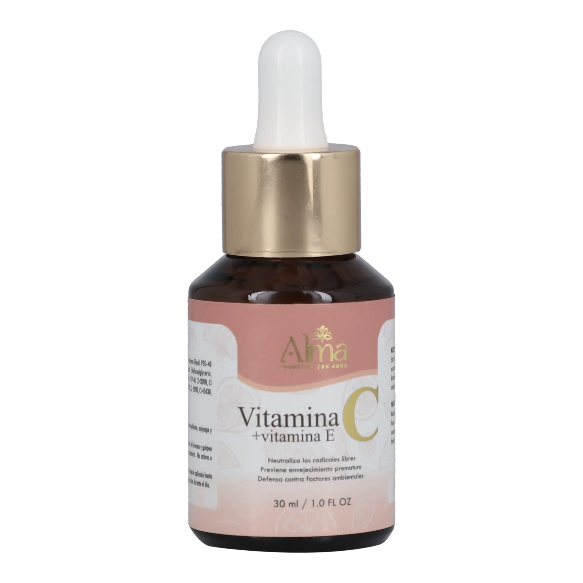 SUERO/SéRUM ANTIEDAD DE VITAMINA C + VITAMINA E  ALMA COSMETICS
