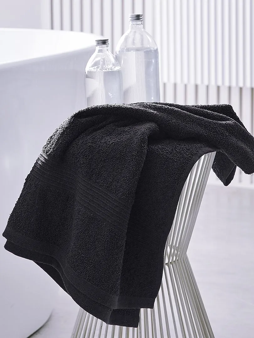 TOALLA DE BAñO 70 X 130 CM  NEGRO