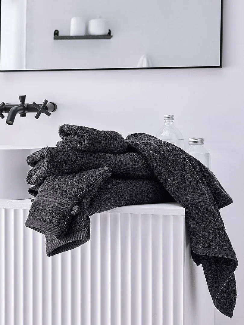 TOALLA DE BAñO 70 X 130 CM  NEGRO