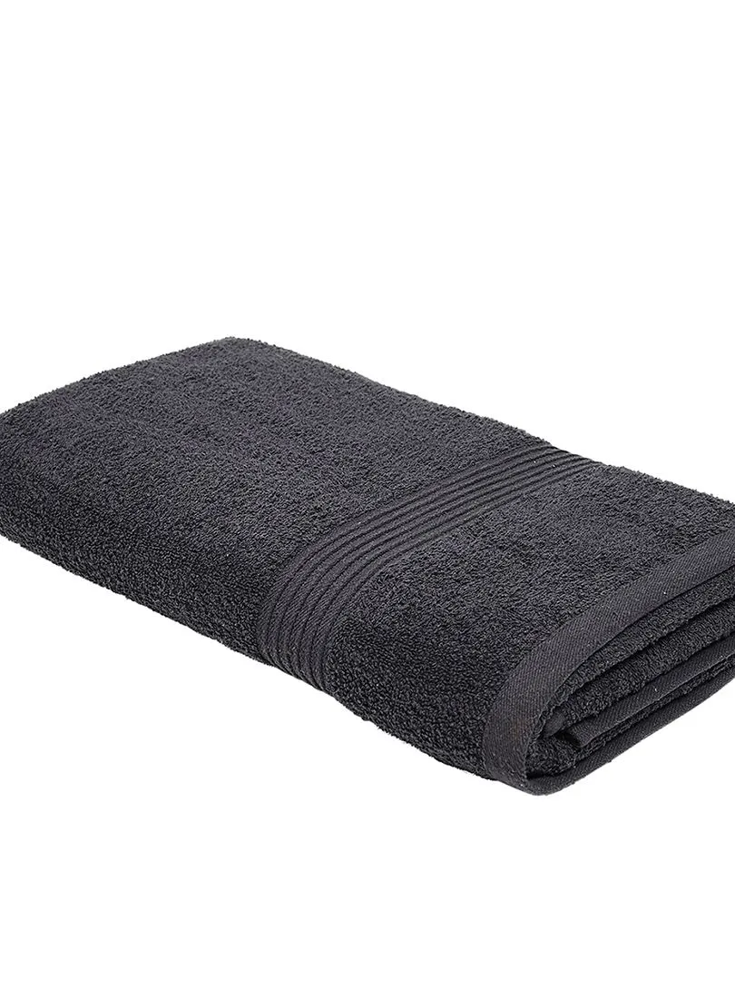 TOALLA DE BAñO 70 X 130 CM  NEGRO