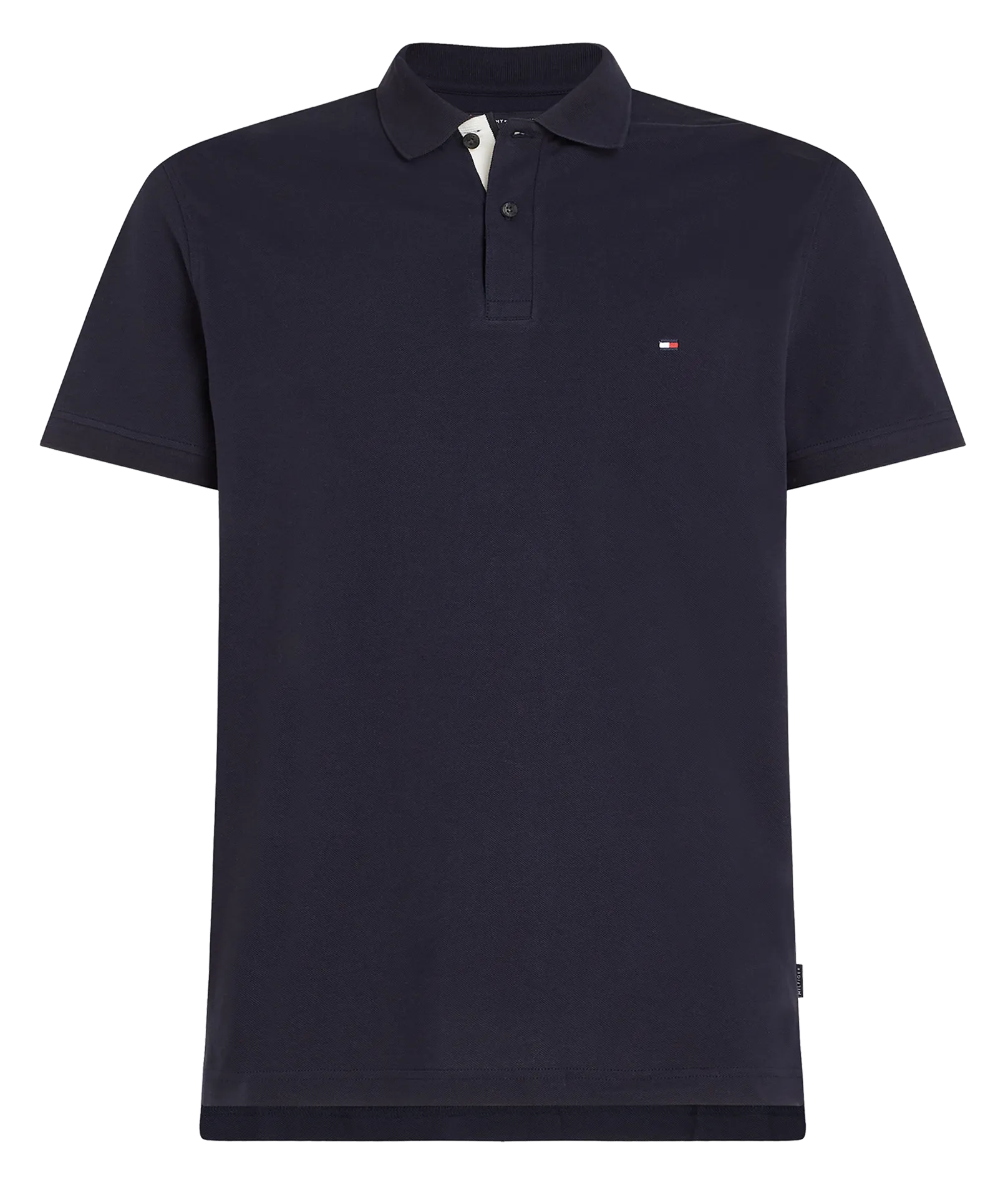 TOMMY HILFIGER Polo recto de algodón en azul