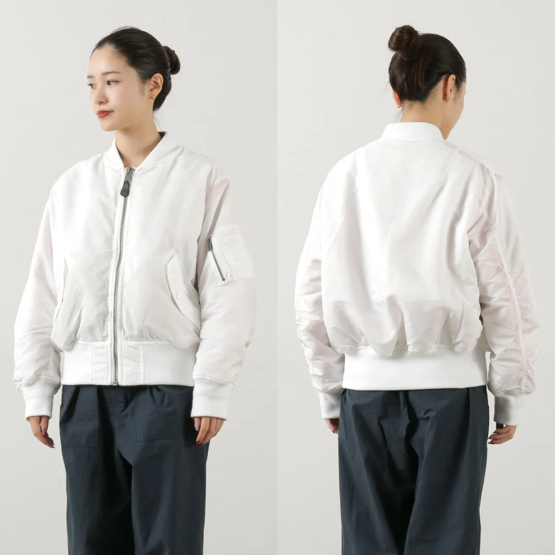 TOP CAKI / MA1 CHAQUETA DE VUELO DE NYLON