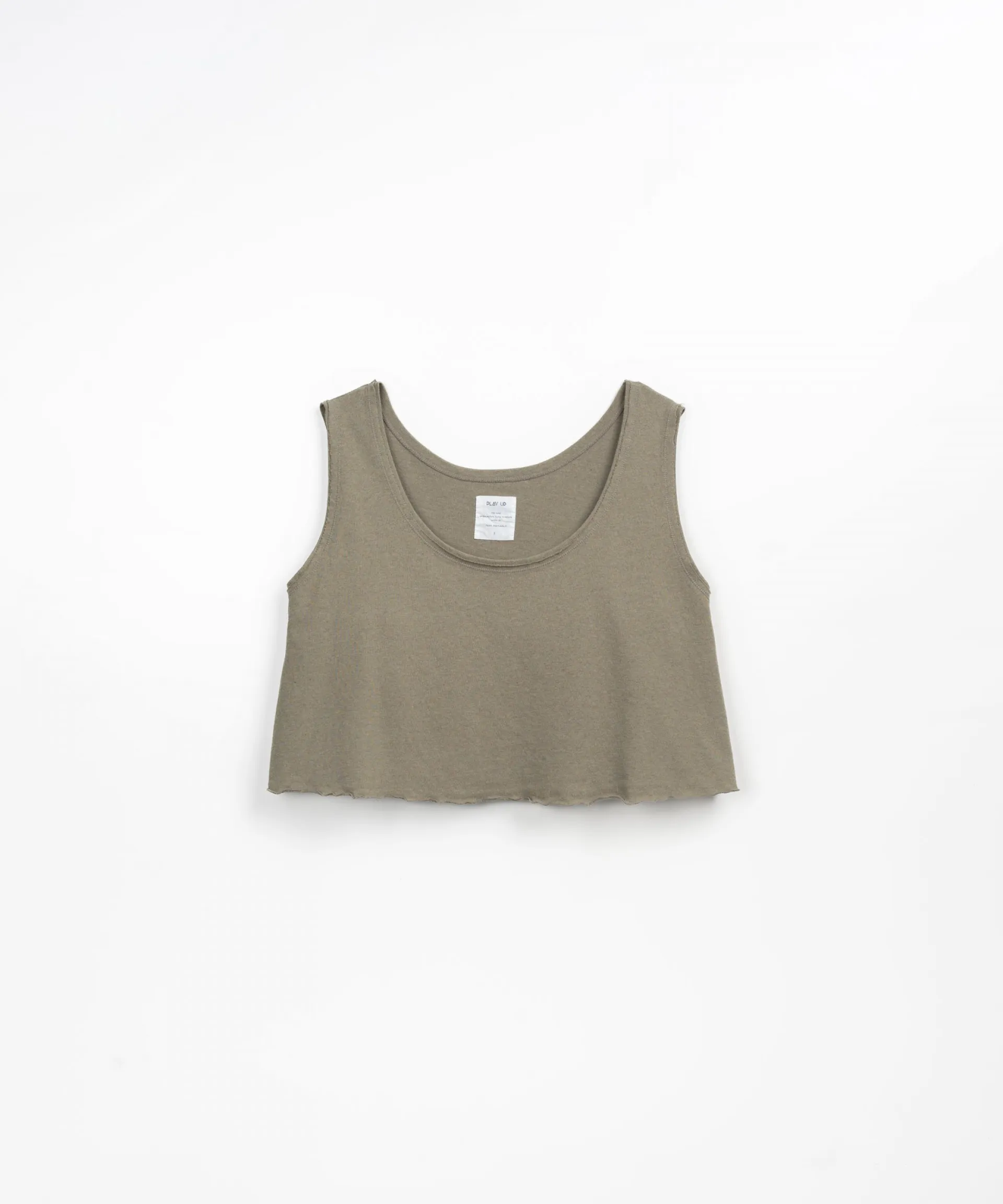 Top corto sin magas | Textile Art