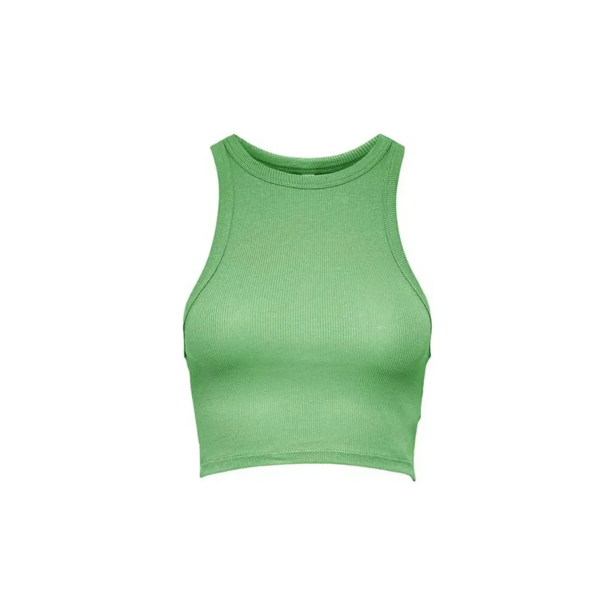 Top verde corto