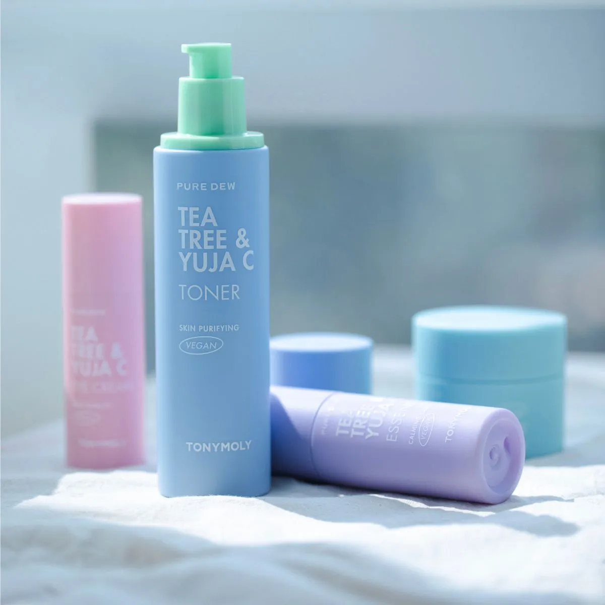 Tónico Tonymoly Pure Dew Teatree Yuja C Purifying Toner 150ml