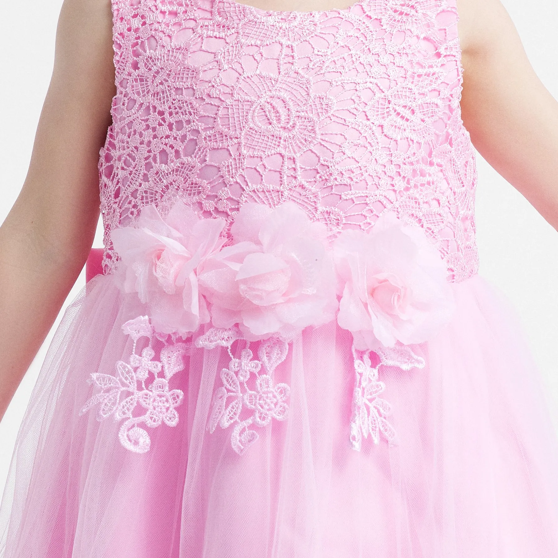 Vestido ceremonia niña Amy rosa
