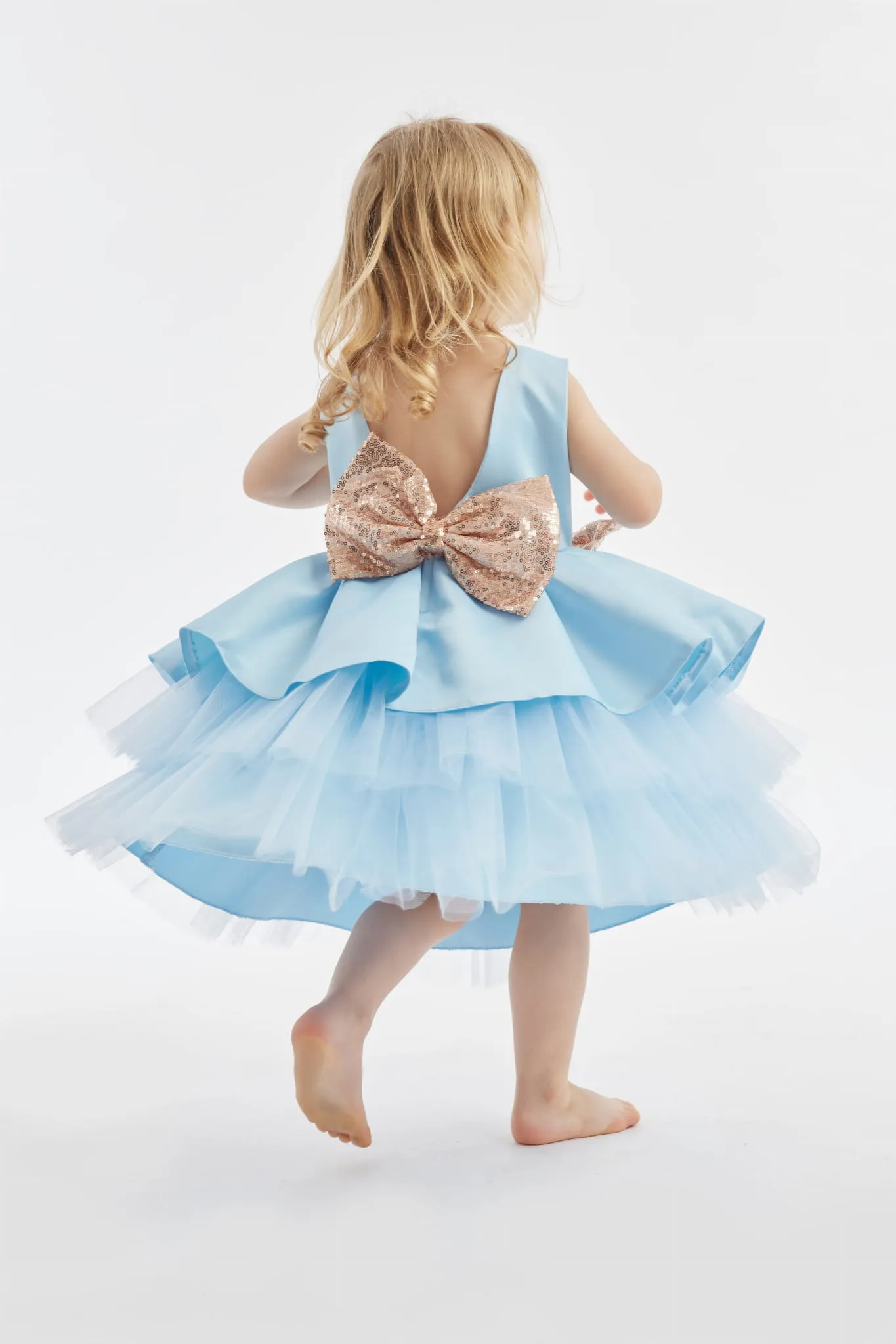 Vestido ceremonia niña Dreamy azul