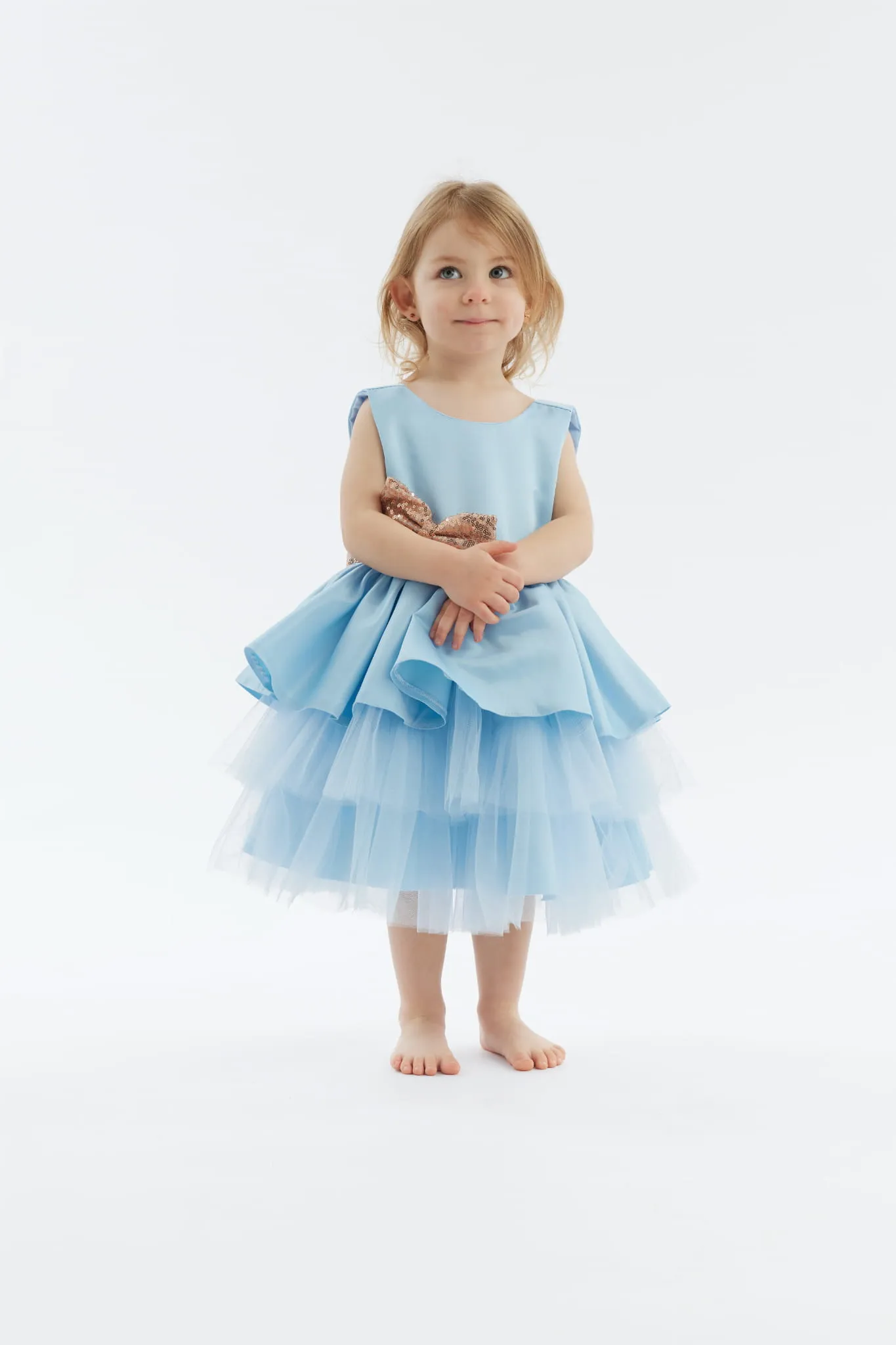 Vestido ceremonia niña Dreamy azul