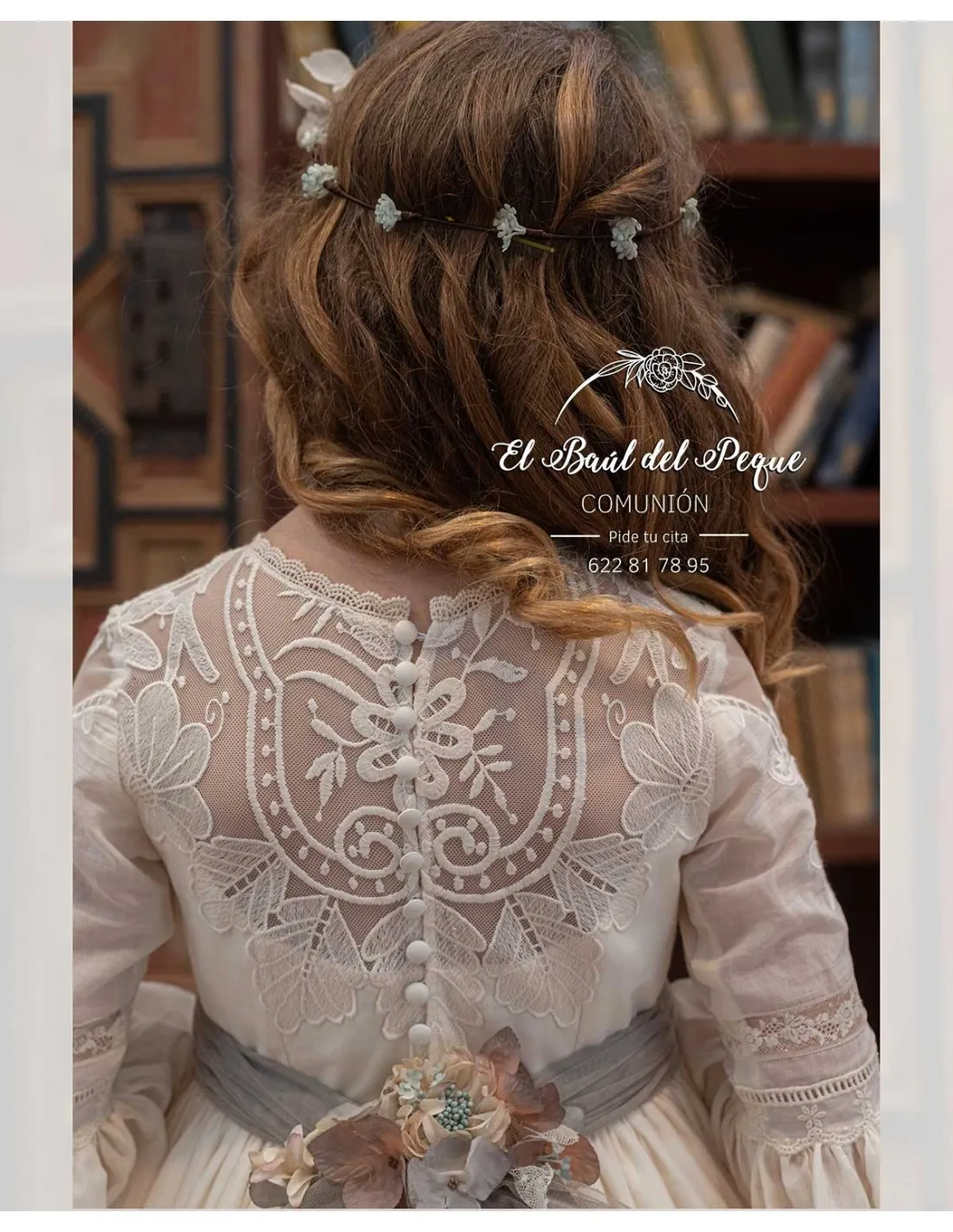 Vestido Comunión Manuela Macías 2024 Modelo Anais
