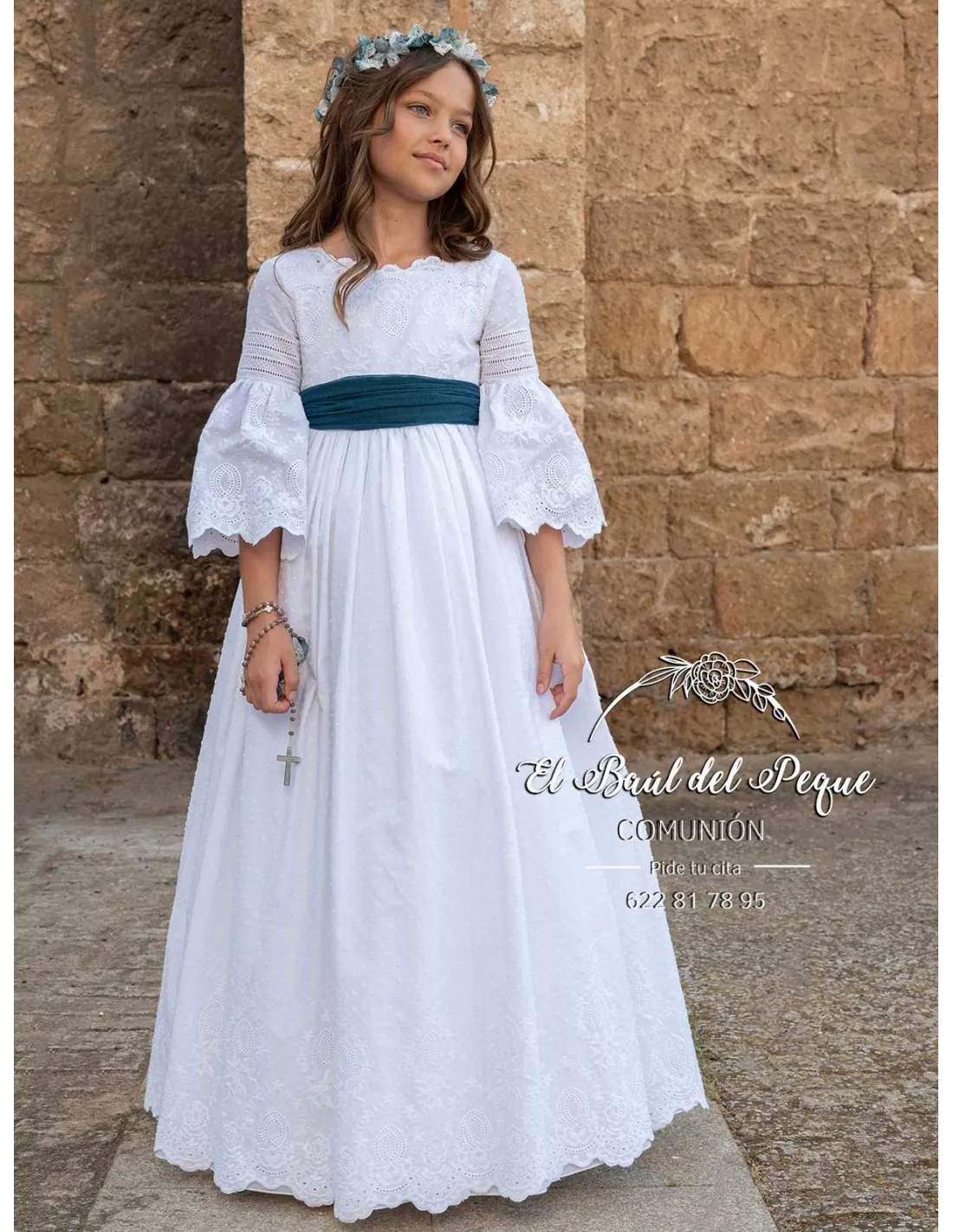 Vestido Comunión Manuela Macías 2024 Modelo Camile
