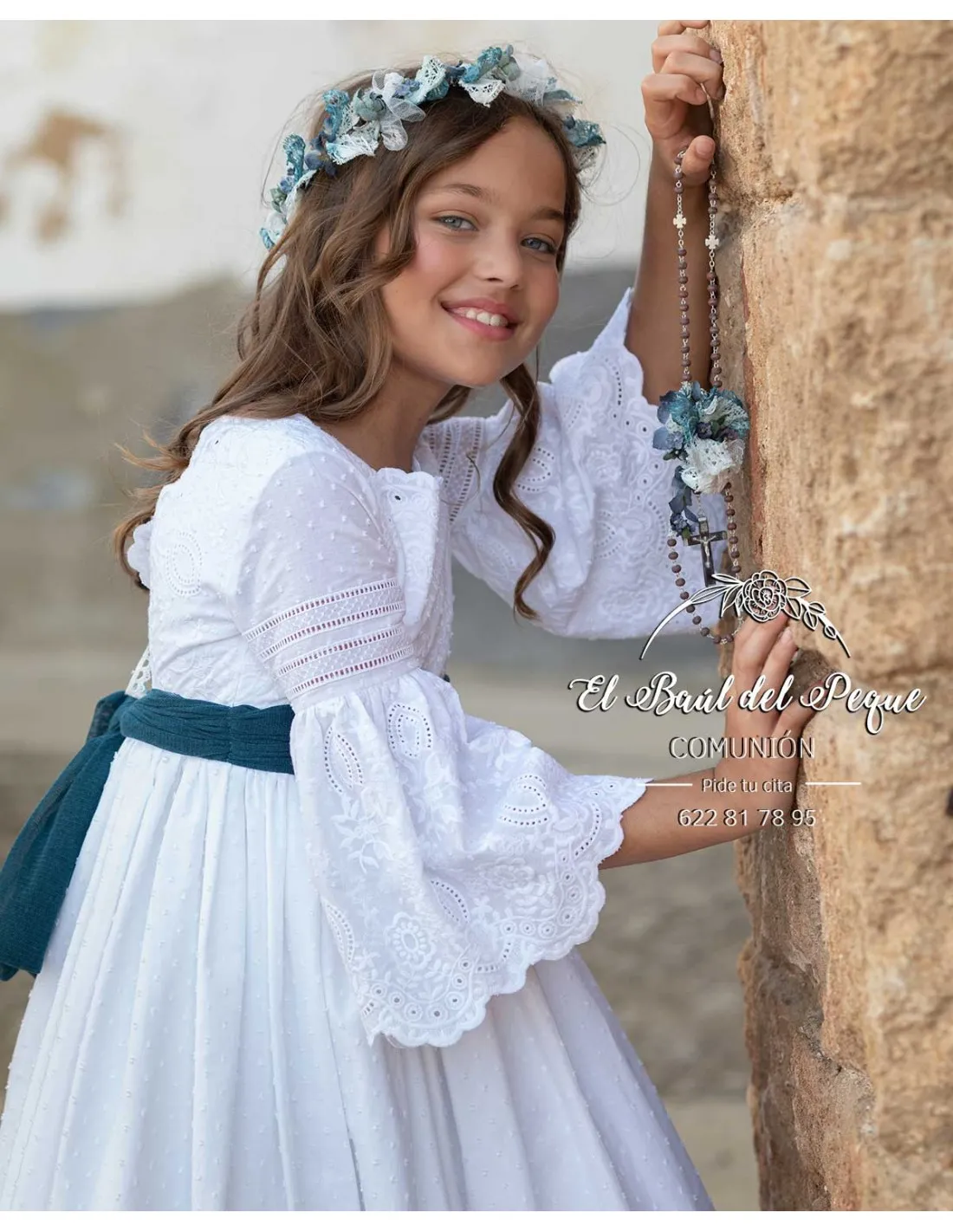 Vestido Comunión Manuela Macías 2024 Modelo Camile