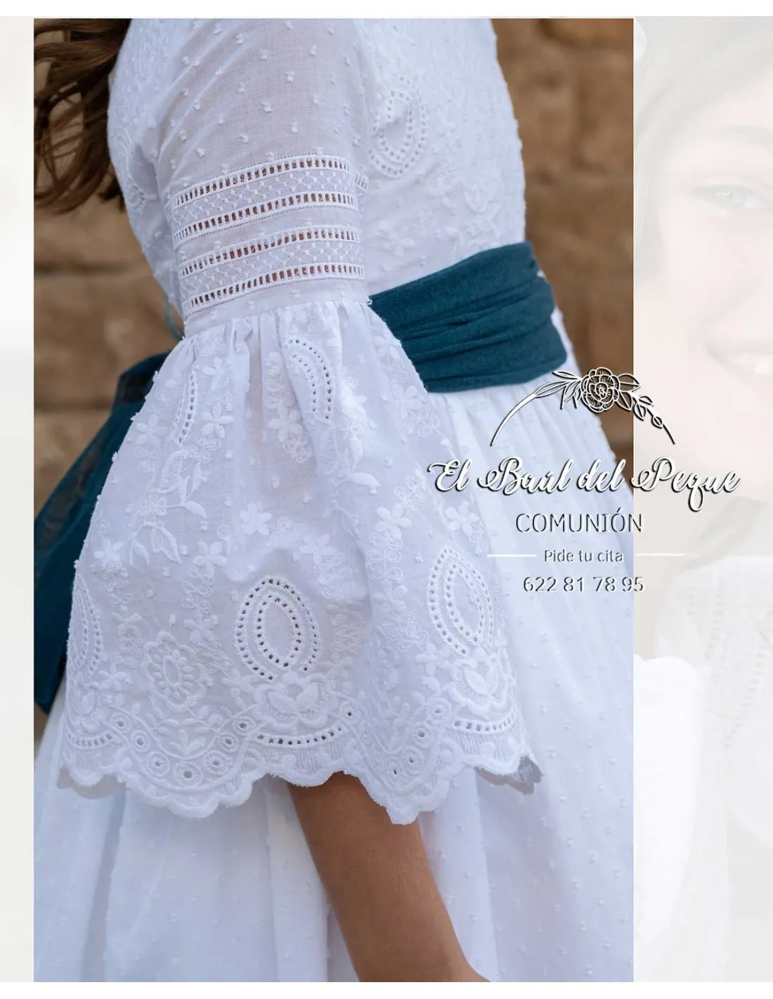 Vestido Comunión Manuela Macías 2024 Modelo Camile