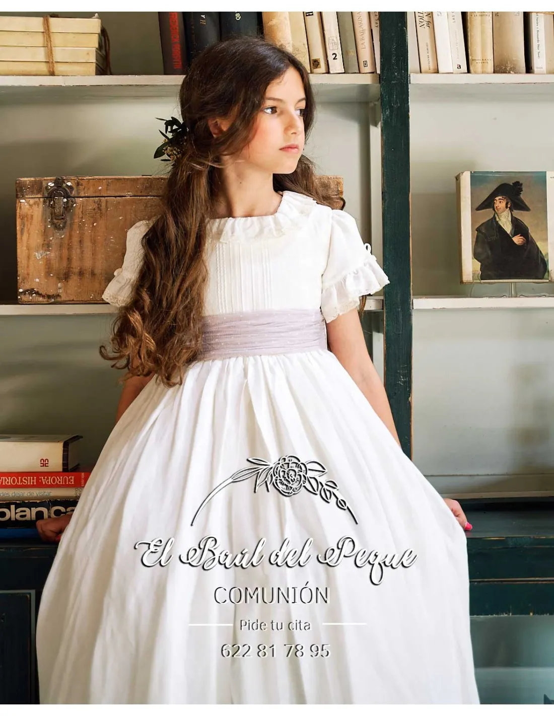 Vestido Comunión Modelo Sofía Manuela Montero 2024