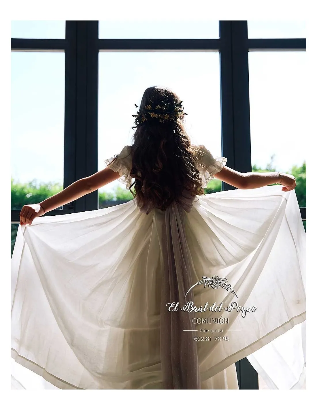 Vestido Comunión Modelo Sofía Manuela Montero 2024