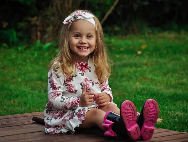 Vestido de flores para niña colección Roses