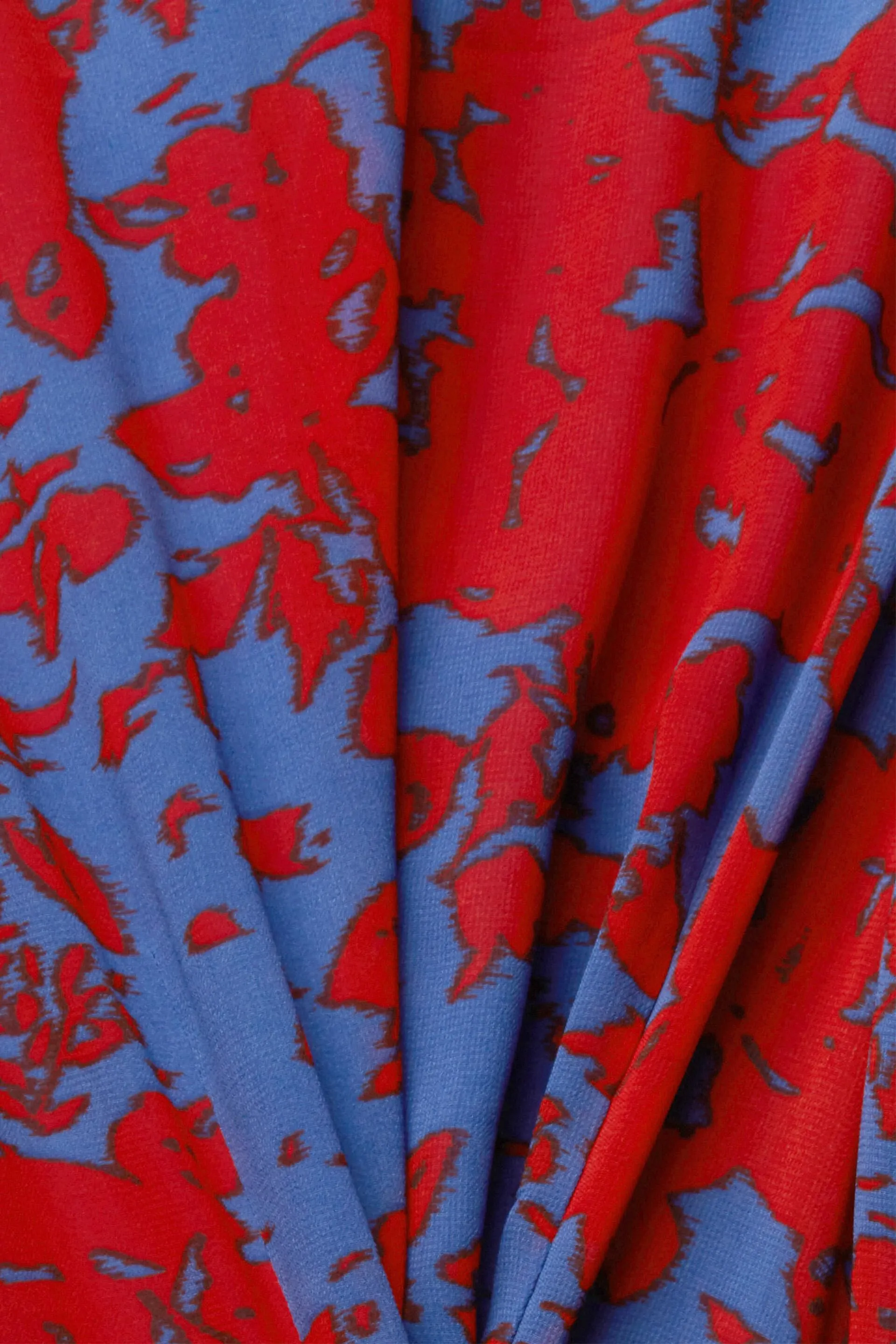 Vestido de gasa con capas