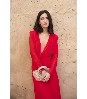 Vestido Florida Midi Gasa