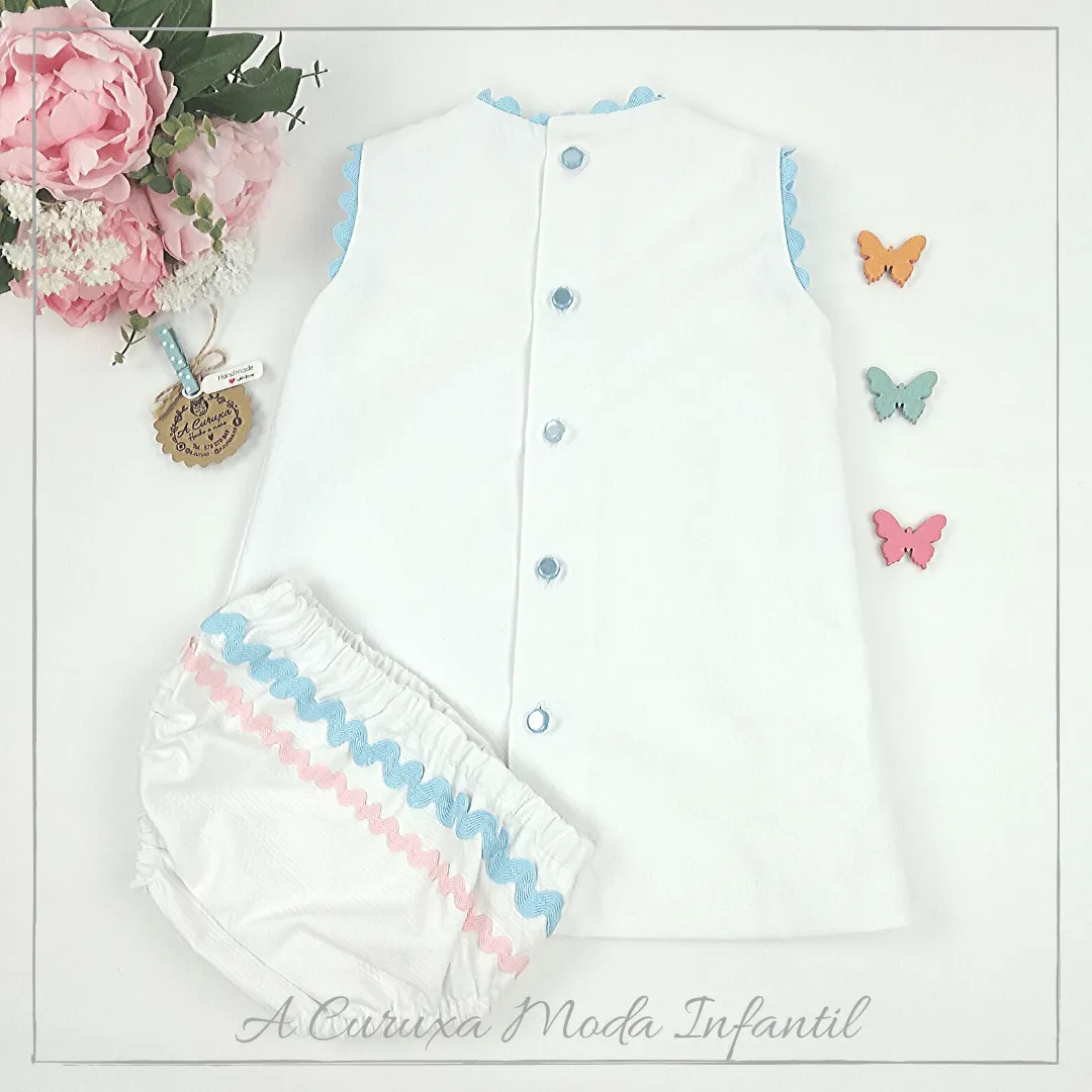 Vestido Jesusito de Niña “Mariposas”