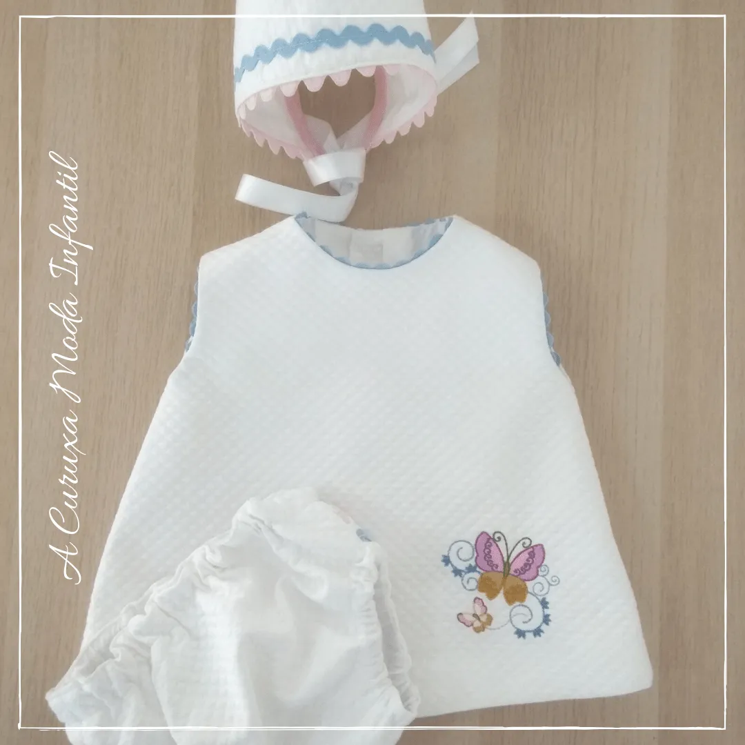 Vestido Jesusito de Niña “Mariposas”