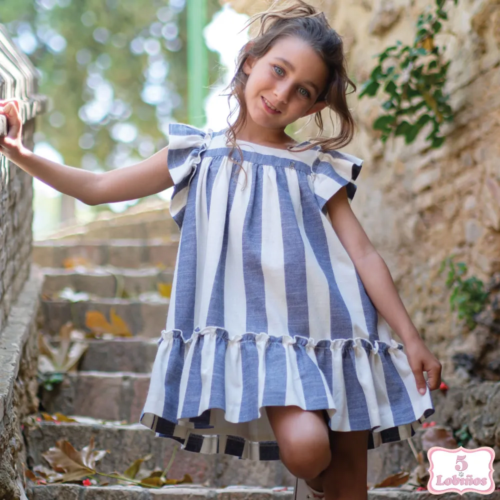 VESTIDO NIÑA CUCÚ VOLANTE Vera