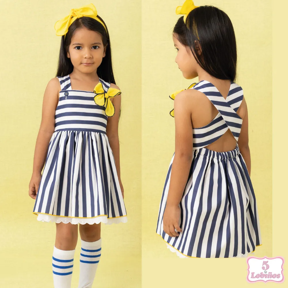 VESTIDO NIÑA MAYONESA Cuka