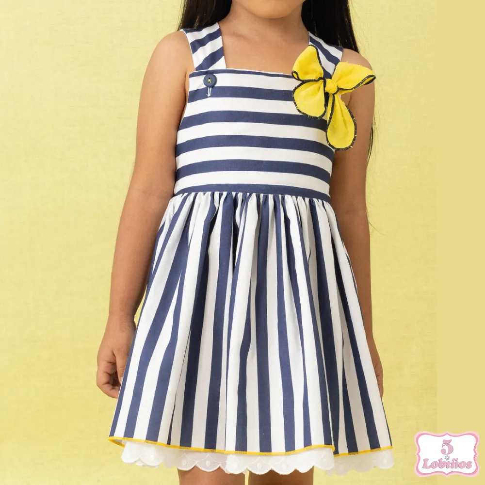 VESTIDO NIÑA MAYONESA Cuka