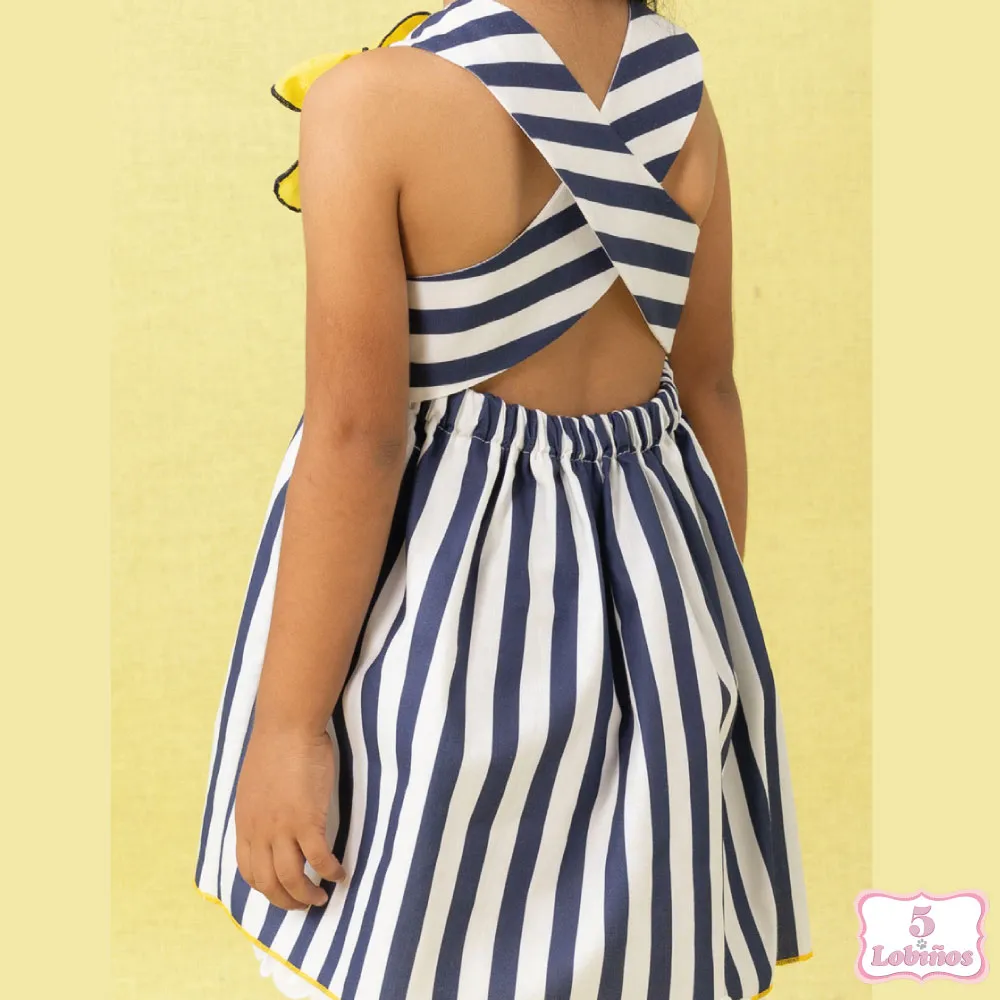 VESTIDO NIÑA MAYONESA Cuka