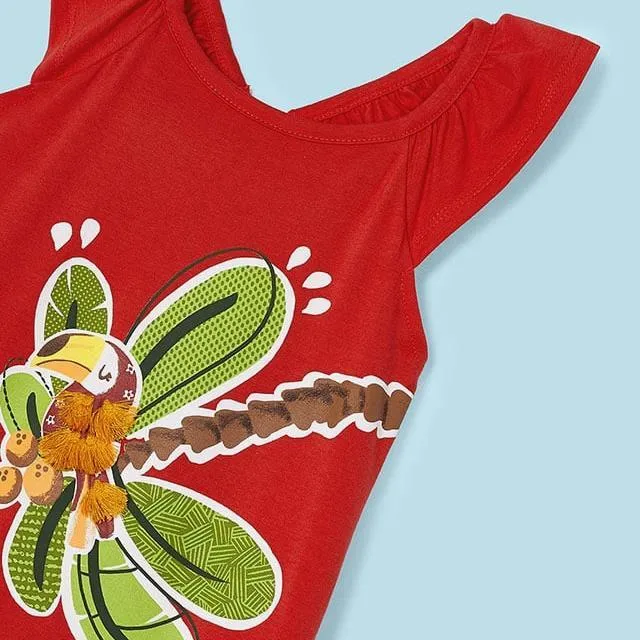 Vestido niña estampado Mayoral