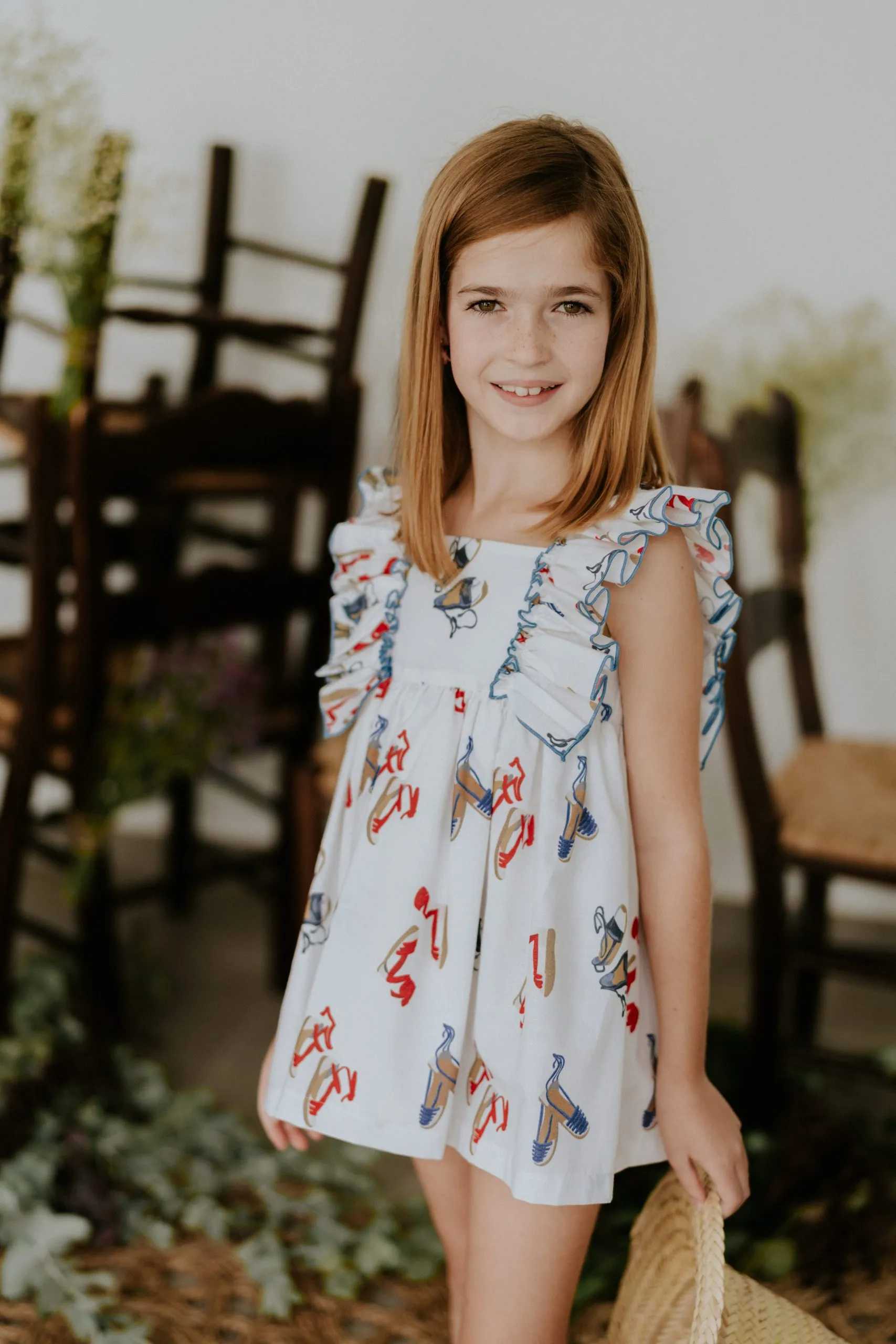 Vestido niña Mon Petit Alpargatas R180916
