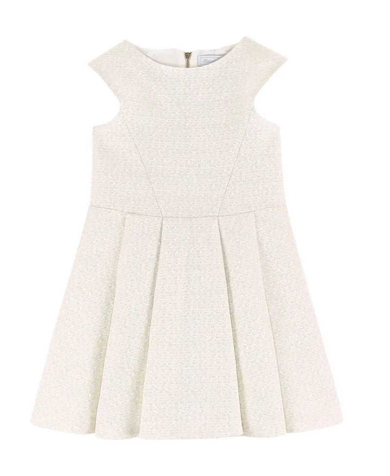 Vestido Niña TARTINE ET CHOCOLAT Crudo Plisado