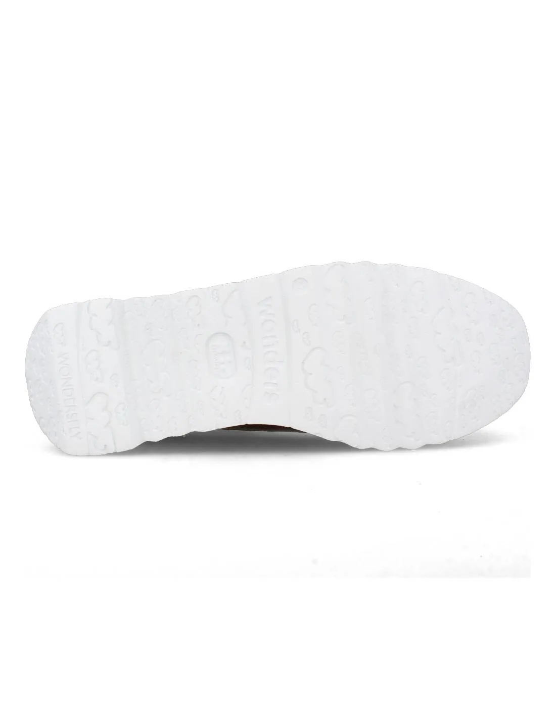 WONDERS  SNEAKERS PLATAFORMA COMBINADA TAUPE CREMA