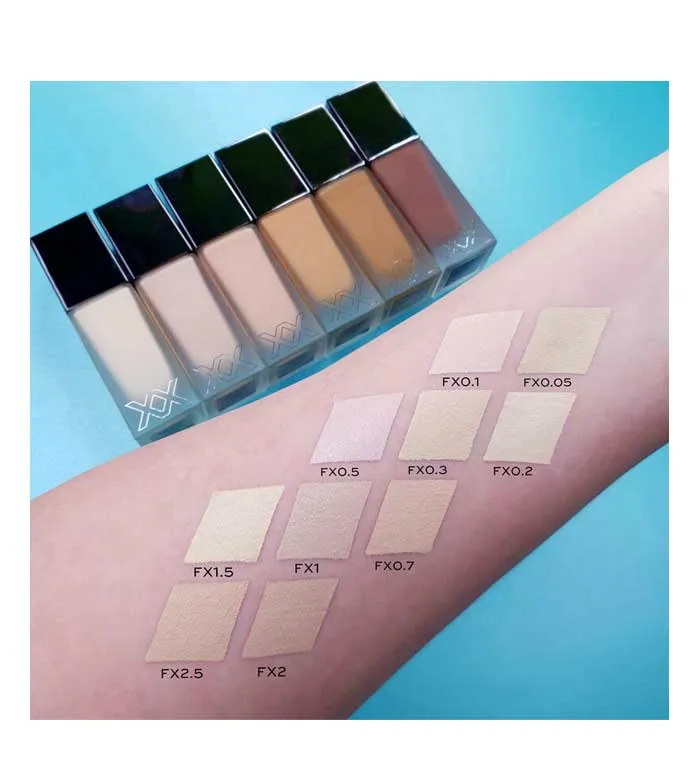 XX REVOLUTION  BASE DE MAQUILLAJE LIQUID SKIN FAUXXDATION  FX1