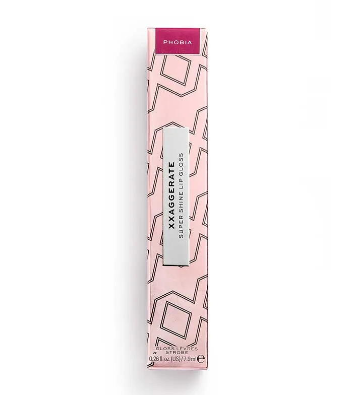 XX REVOLUTION  BRILLO DE LABIOS XXAGGERATE SUPER SHINE  PHOBIA