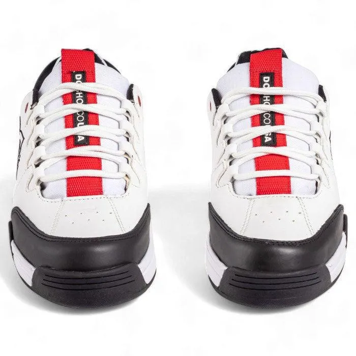 Zapatillas Dc Syntax RS Blanco Negro Rojo