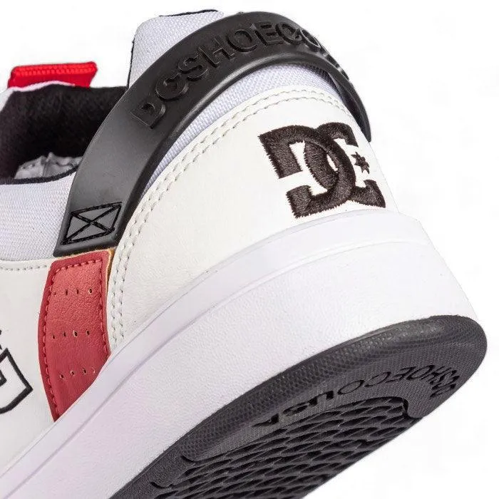Zapatillas Dc Syntax RS Blanco Negro Rojo
