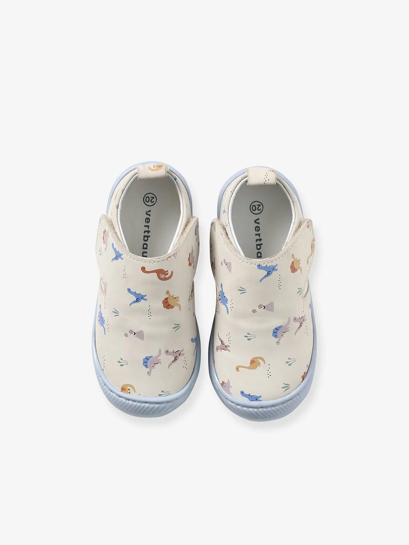 Zapatillas de piel flexible con cierre autoadherente para bebé