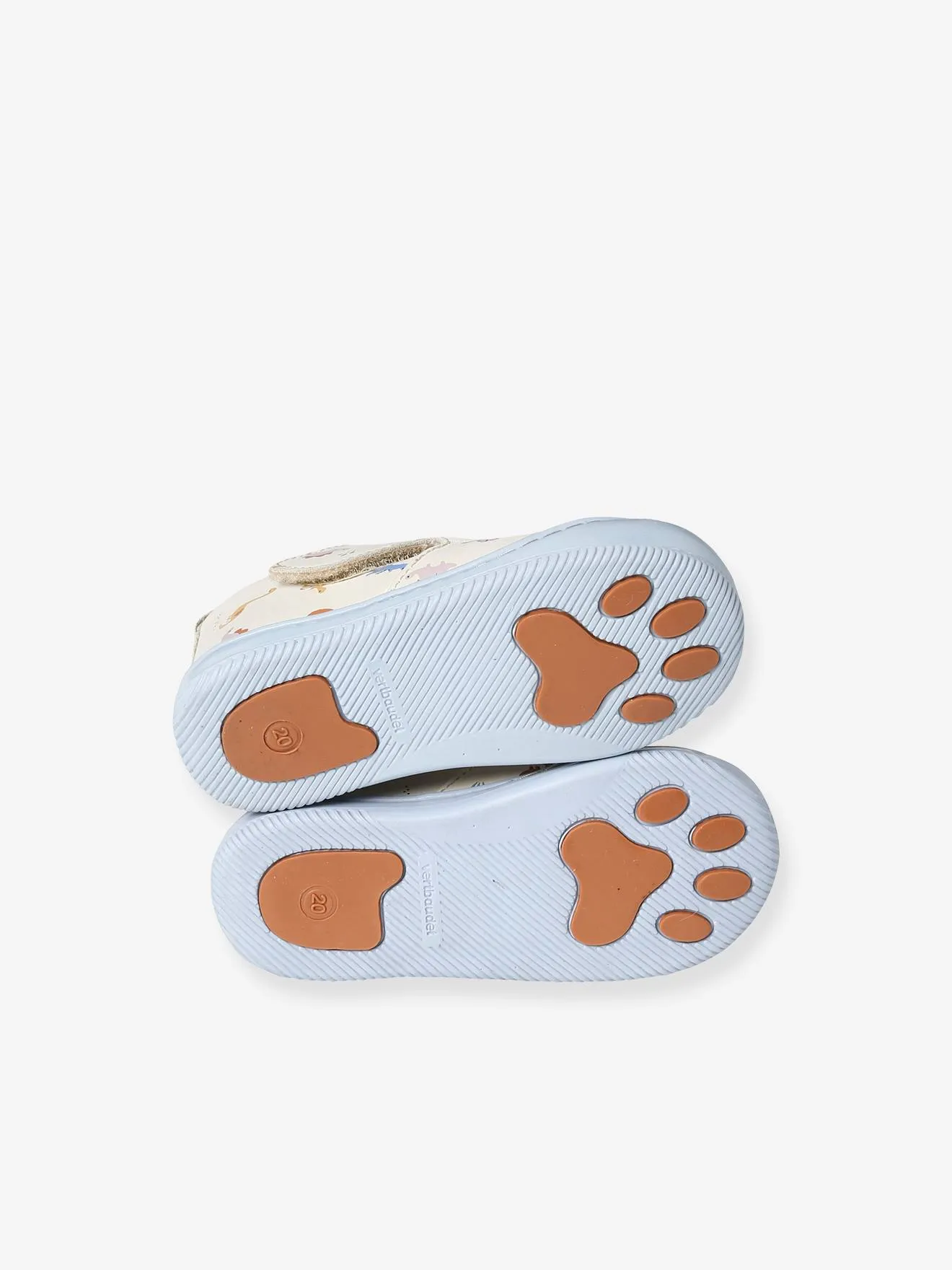 Zapatillas de piel flexible con cierre autoadherente para bebé