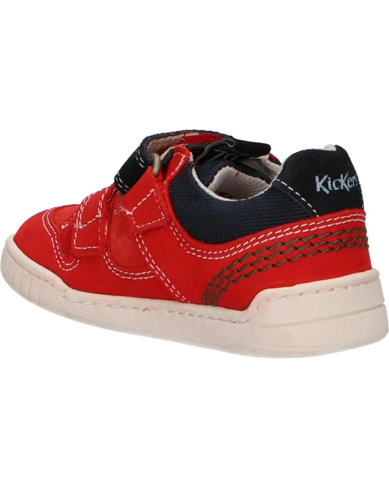 ZAPATILLAS DEPORTE DE NIñA Y NIñO KICKERS 69415010 WAHOU 43 ROUGE GRIS