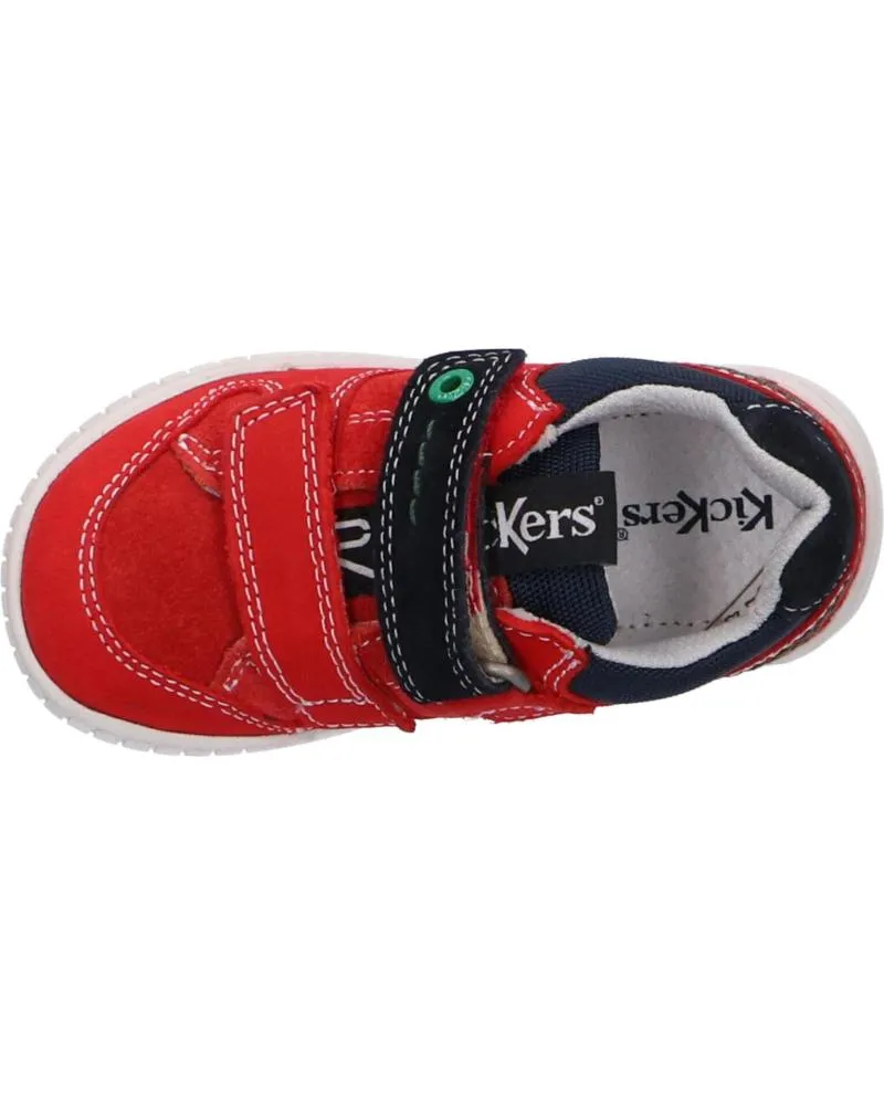 ZAPATILLAS DEPORTE DE NIñA Y NIñO KICKERS 69415010 WAHOU 43 ROUGE GRIS