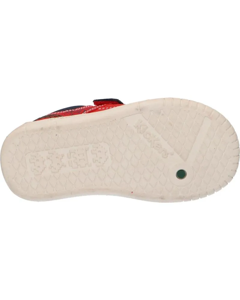 ZAPATILLAS DEPORTE DE NIñA Y NIñO KICKERS 69415010 WAHOU 43 ROUGE GRIS