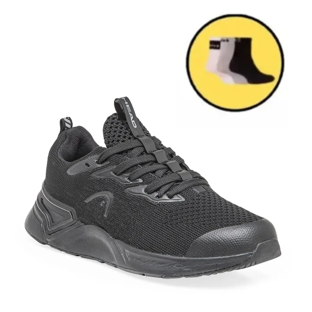 Zapatillas Hombre Head Arco Esparta Winter Full Black +Medias gratis!