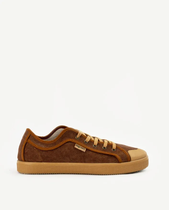 Zapatillas veganas marrones para hombre y mujer cipr&eacute;s caf&eacute;