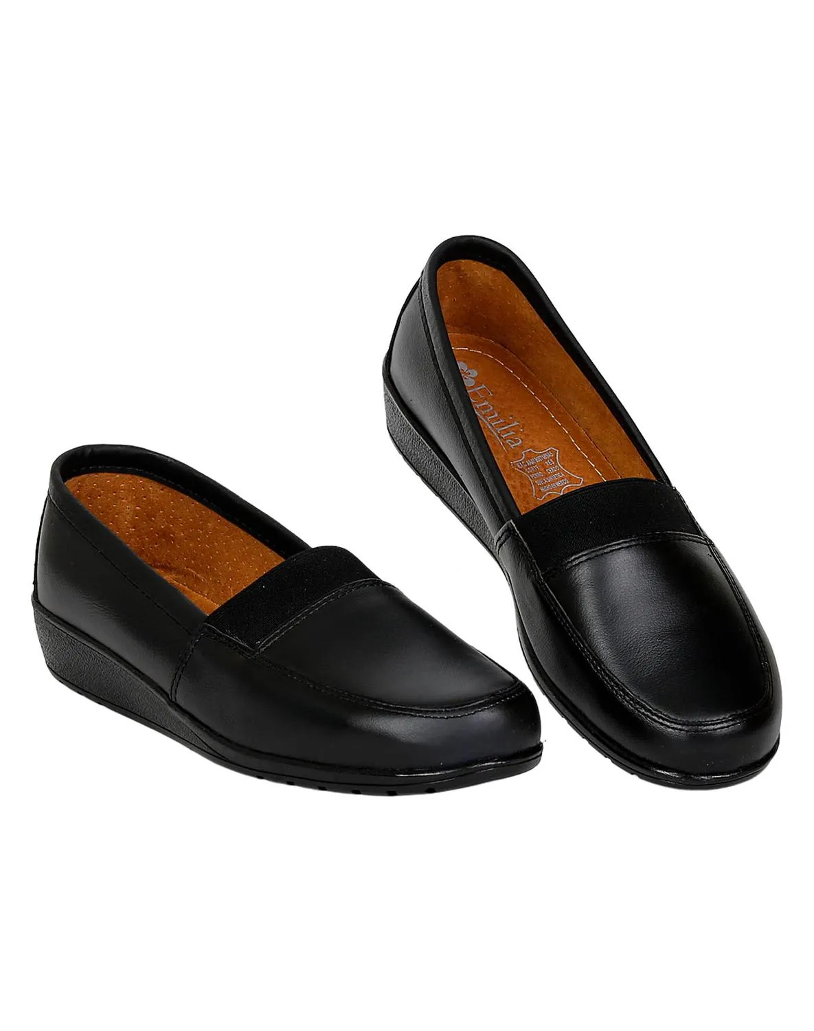 Zapato Mujer Confort Cua Negro Piel Emilia 04101802